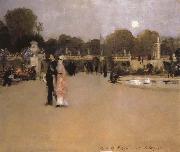 The Luxembourg Gardens at Twilight John Singer Sargent